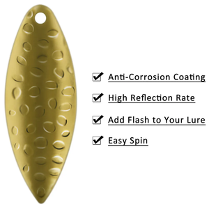 Lames de Spinner de Pêche, <span class=keywords><strong>Fil</strong></span> <span class=keywords><strong>d</strong></span>'<span class=keywords><strong>Acier</strong></span> en Ligne, <span class=keywords><strong>pour</strong></span> Saumon, Doré, Plate-Forme Basse, Leurre, 72 Pièces - Product Image 4