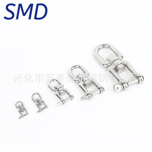 โซ่สลิงสแตนเลสแบบ SMD พร้อมตะขอหมุนได้อเนกประสงค์ รูปทรงกลม แข็งแรงสูง - Product Image 1