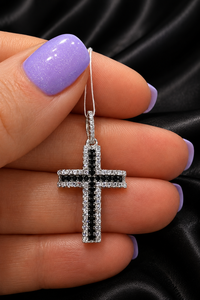 Colgante de Plata Chapado en Oro Rosa con Moissanita Helada, Joyería de Moda Hip Hop, Amuleto de Lujo con Engaste de Garra, Diseño Urbano - Product Image 4
