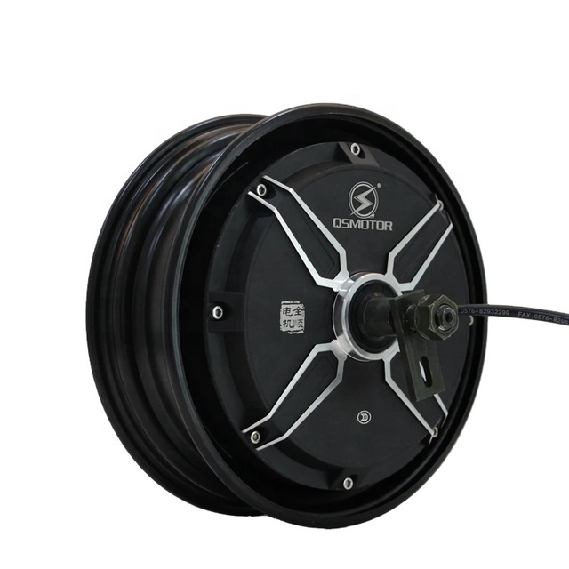 QS Motor 3000W 10*2.15inch BLDC Low Power DC Brushless Gearless Motor for Electric Scooter 205 V3 70Kph in Wheel Hub Motor