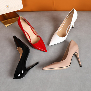 Taille 31-43 Tacones Diamantes Chaussures élégantes de luxe pour femmes Chaussures de bureau Escarpins à talons hauts pour femmes - Product Image 2