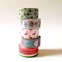 Lots de Rubans Adhésifs Washi Japonais Personnalisés Kawaii pour Emballage et Décoration, Vente en Gros pour Fabricant de Papeterie