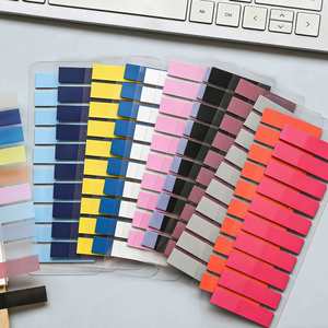 Notas Adhesivas Multicolor de Color Sólido, 12 Estilos Disponibles, 200 Hojas Cada Uno, Aptas para Oficina, Estudio y Notas - Product Image 5