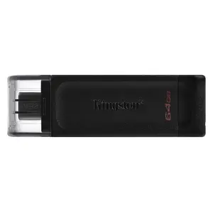 Kingston DT70 Memori USB 100% OTG, Pena Drive Antarmuka USB 3.2 Asli