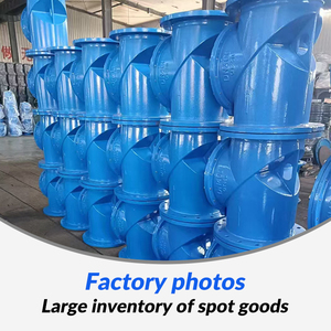 Vanne anti-retour à <span class=keywords><strong>disque</strong></span> en caoutchouc à bride en fonte ductile EAC CE GOST PN16 GGG50 DN50-DN300 pour conduite d'eau - Product Image 3