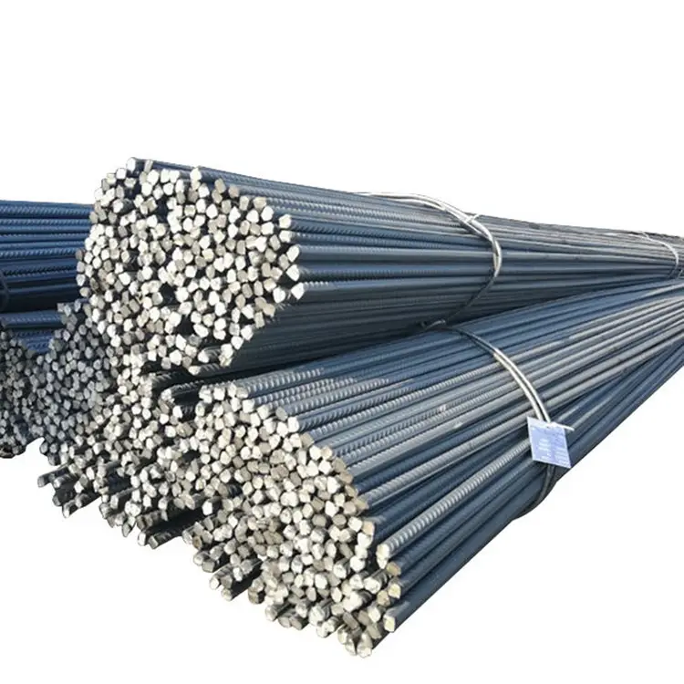 ASTM HRB400 nervürlü takviye deforme çelik çubuk 10MM çelik inşaat demiri sınıf 60