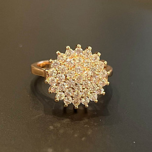 Anello con Design Stellato, Stile Fascia Completa, per Donne - Product Image 1
