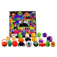 Nouveauté transfrontalière : Boîte mystère de Noël anti-stress Nide, jouet en caoutchouc souple à presser, adorable petit pain, 3 ans et plus
