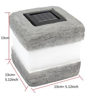 Solar Led Light With Plastic, Outdoor Decoration Lamp For Garden, Yard, Pathway, Outdoor Solar Lanterns With The Shape Of Stone - Product Image 3