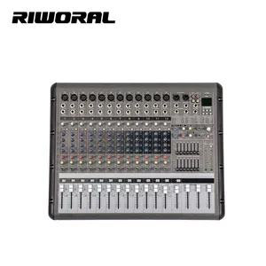 PMR1260 12 채널 효과 사운드 믹서 콘솔 전문 사운드 오디오 파워 믹서 도매