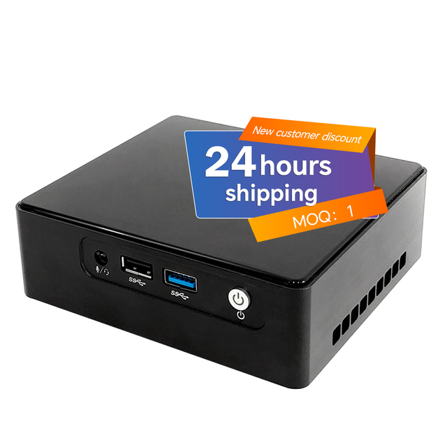 Factory Direct Intel 12th 13th Gen I7-1360P/17-1265U 12-Core 2HD 2DDR5 2 NVMe Mini PC Computer Home Student Business Mini Pc