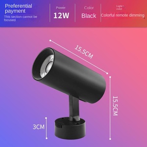Spotlight nhôm cửa hàng thương mại trang trí nội thất tại chỗ đường sắt dẫn cửa hàng tường Tracklight đèn chiếu sáng trong nhà theo dõi đèn Mall 20W <span class=keywords><strong>30W</strong></span> <span class=keywords><strong>COB</strong></span> - Product Image 5