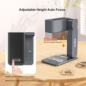 Mini Grabador Láser Portátil de 5W con Enfoque Automático, Rotación Magnética, Compatible con Archivos DXF y PLT, Refrigerado por Aire, Plegable, para Grabado en Madera y Cuero - Product Image 4