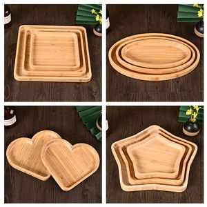 Plateaux en bois en gros pour hôtels et maisons, avec motifs de grain de bois, adaptés aux fruits secs, gâteaux, en-cas, thé - Product Image 5