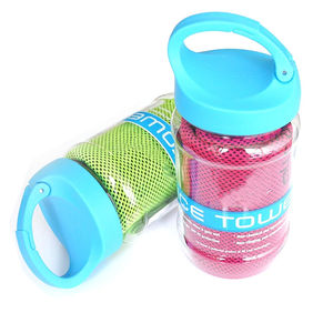 Serviette d'exercice froid Wrest sueur pour hommes et femmes séchage instantané refroidissement Cool Yoga course en plein air fitness poche poignet serviette de sueur - Product Image 6