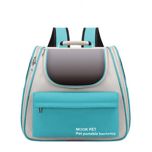 Produk baru ransel hewan peliharaan tamasya kucing portabel bersirkulasi ransel hewan peliharaan tahan lama tas kucing dapat diperbesar perjalanan pembawa - Product Image 5