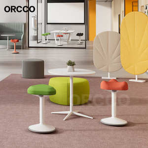 Nuevo diseño ergonómico ajustable equilibrio activo antideslizante mesa de barra de pie escritorio silla de oficina mecedora taburete oscilante de pie - Product Image 2