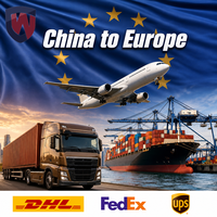 Agent d'expédition DDP de Chine vers la République tchèque, le Danemark, la Suède, l'UE, service de fret aérien porte-à-porte pour petits colis