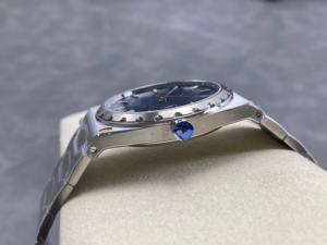 Reloj Mecánico de Buceo de Lujo, Super Calidad, Resistente al Agua, 37mm, Fábrica PPF, Movimiento 2455, 222 Vintage Azul VC - Product Image 5