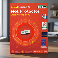 Net Protector Antivirus Pro 2026 para Seguridad Informática y Protección en Línea, 1 Usuario, 3 Años, Software de Seguridad Digital