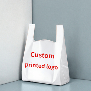 Nhà Máy Bán buôn tùy chỉnh PLA T-Shirt Túi cho siêu thị sử dụng phân hủy sinh học Thùng rác Túi - Product Image 3