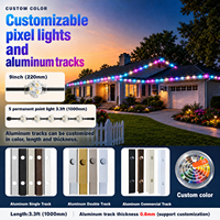 Lumières ponctuelles adressables DC12V 24V 36V, étanches IP68, RGBW, éclairage décoratif extérieur permanent pour la maison