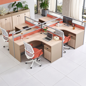 Ofis masası iş istasyonu masası çağrı merkezi kabinleri Modern ofis mobilyası - Product Image 4