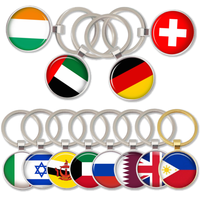 Porte-clés en métal émaillé rotatif avec logo souvenir 2D 3D Porte-clés en métal personnalisé