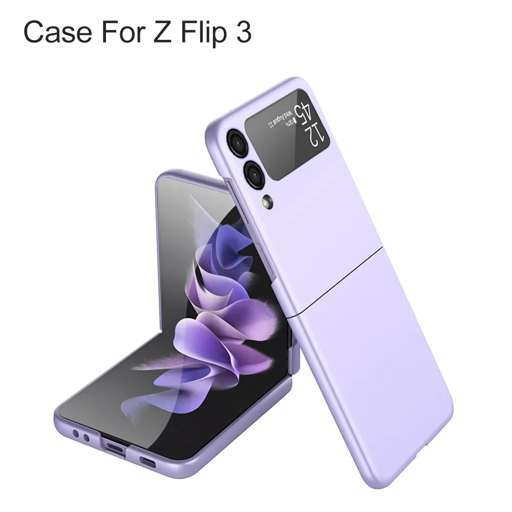 luxury foldable z flip 3 case,For samsung z flip 4 pc case folding cell phone cover for galaxy z flip 3