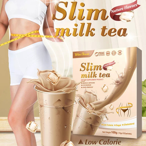 Té de la leche adelgazante Chocolate natural Fresa Taro Sabor Anti Apetito Aumento de la saciedad Energía Boost Té de la leche - Product Image 2