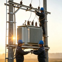 Transformateur de distribution triphasé immergé dans l'huile S11 10KVA 20kVA 25kVA 30kVA 50KVA 6kV 10kV