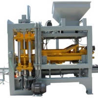 Machine à blocs creux entièrement automatique QT4-15 pour ligne de production de briques en béton