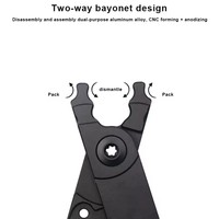 Pince à maillons de chaîne de VTT compacte pour démontage rapide et installation, outil de réparation de chaîne de vélo VTT pour ouverture et fermeture de boucles