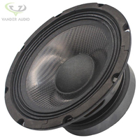 Altavoz de Rango Medio para Auto y Camioneta, de Fibra de Carbono, 600W, 8 Pulgadas, Sonido Potente