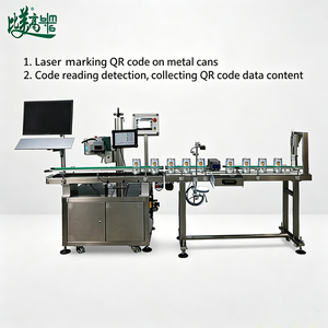 Máquina de Marcado Láser para Trazabilidad: Graba Códigos QR y Matrices de Datos en Tapas Metálicas de Leche en Polvo, Importa Códigos Automáticos a ERP de Cliente - Product Image 1