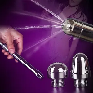 3 Styles Stainless Steel Bidet Faucets Rushed Anal Shower Cleaning Enemator Enema Metal Butt Plugs Anal Cleaning