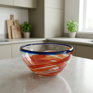 Custom Eco-Friendly High Borosilicate Glass Serving <b>Bowl</b> for <b>Dessert</b> Salad Fruit-Dishwasher Safe Home & Wedding Dining - Product Image 2