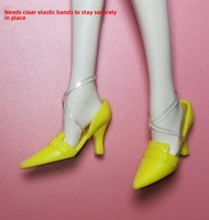 Chaussures en plastique à talons hauts pour poupée Supermodel FR, édition de collection Princess, réplique ST, version Q, échelle 1/6