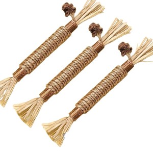 Bâtonnet de dentition en bois d'angélique pour chat, jouet à mâcher pour le nettoyage dentaire, l'élimination du tartre et l'apport d'une haleine fraîche, jouet pour animaux de compagnie - Product Image 1