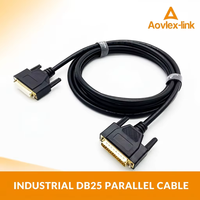Kabel D-sub 25Pin RS232 Serial Parallel Printer Ekstensi Male to Male DB25