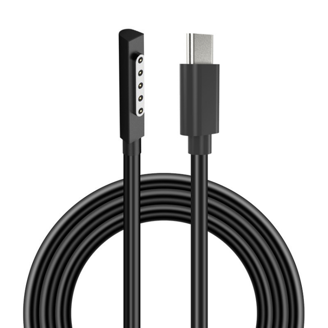 Multifunction 65W USB C Smart Watch Charger Portable Fast Charging with Braid Shielding Compatible with Surface Pro 1 2 Computer