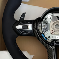 Volant pour BMW F30 F10 E90 F32 F36 M4 M340i E39 F22 F11 540i E87 F82 M3 M5 E70 Cuir Fibre de carbone LED F80 E92 m Sport