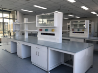 Meuble de laboratoire moderne sur mesure, banc en acier inoxydable résistant à la corrosion avec plan de travail phénolique, couleur personnalisable, pour hôpital