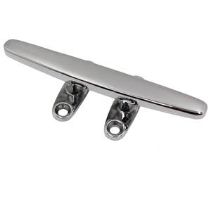 Taquet de bateau en acier inoxydable 316 Nouveaux crampons de quai à silhouette basse à dessus plat - Product Image 1