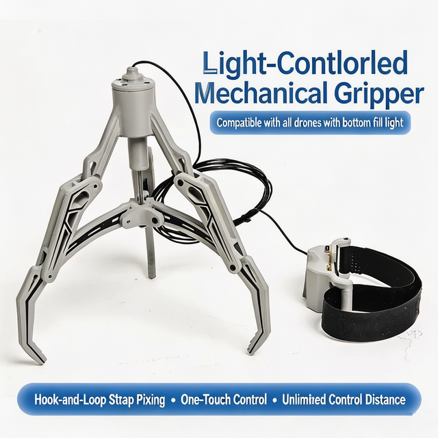 Universal Version Drone Airdrop Light Controlled Mechanical Gripper Expansion Accessories