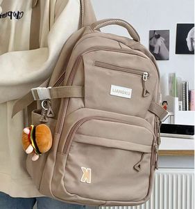 Sac à dos scolaire unisexe en nylon grande capacité avec fermeture éclair pour lycéens, étudiants et collégiens - Product Image 6