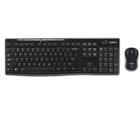 Combo Inalámbrico Logitech MK270 - Set de Teclado y Ratón - Inglés - Dispositivo de Entrada de Datos Negro
