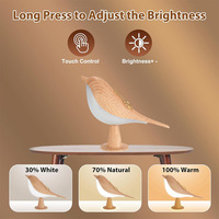 Lampe de table moderne en ABS écologique, télécommande tactile sans fil, simple, à intensité variable 3 niveaux, rechargeable USB DC, pour chambre à coucher