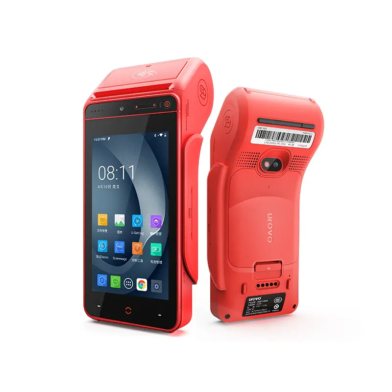 5.5 Inch Smart Handheld Restaurant POS Terminal Android i9100 Card Reader E-payment Software