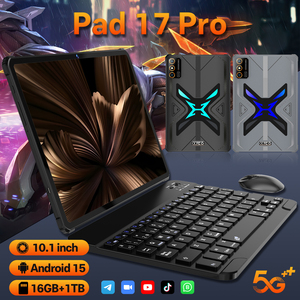 Pad 17 Pro Globale 5GL <span class=keywords><strong>TE</strong></span> Bands Tablet PC con Schermo HD da 10.1 Pollici, Processore Octa Core MTK, 16GB+1TB, Dual SIM, Sistema Android 15 - Product Image 6